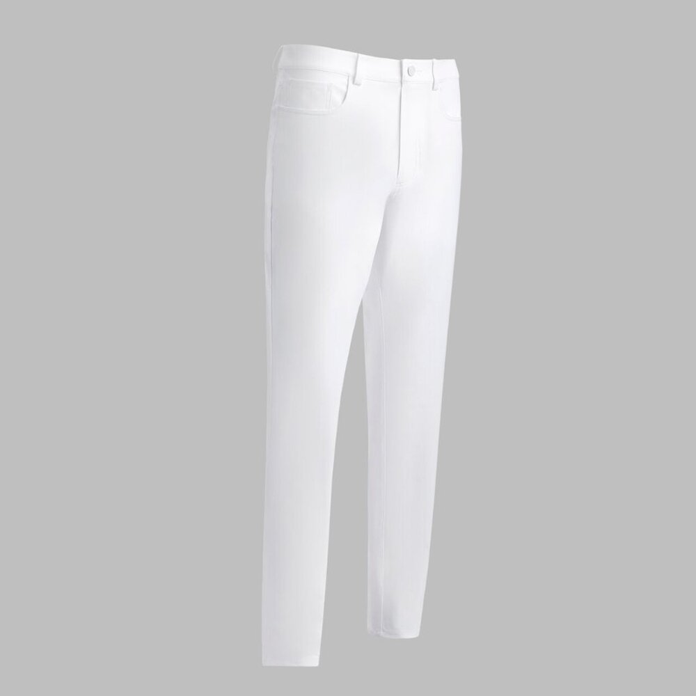 G/FORE Tour 5-Pocket 4-Way Stretch Straight Leg Golf Pants 36 x 34  SNOW White